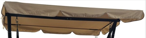 Rojaplast stříška k houpačce DE LUXE II - hnědá