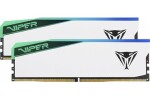 Patriot Viper Elite 5 RGB 64GB (2x32GB) 6200MHz bílá / DIMM / DDR5 / CL42 / On-Die ECC / Unbuffered / 1.35V (PVER564G62C42KW)