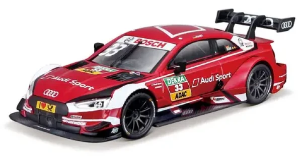 Bburago RACE Audi Sport RS 5 DTM 2018 #33 René Rast červená 1:32
