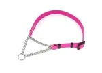 FENICA Obojek iQsil polostahovací fuchsiový / Pro psy / Nylonový / 20 mm / 40-60 cm (8592644102070)