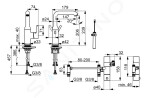 HANSA - Vantis Style Elektronická umyvadlová baterie, bateriové napájení, matná černá 5460220933