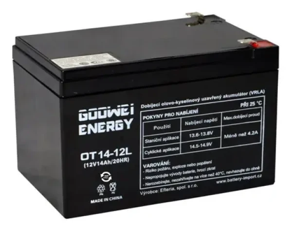 GOOWEI ENERGY Pb záložní akumulátor VRLA GEL 12V/14Ah (OTL14-12)