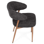 Jídelní židle, šedá, látka, CT-L5031 GREY2