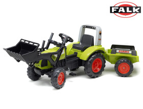 FALK Traktor šlapací Clas Arion 430 nakladačem vlečkou