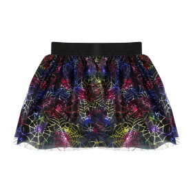 Sukně tutu čarodějnická s pavučinami