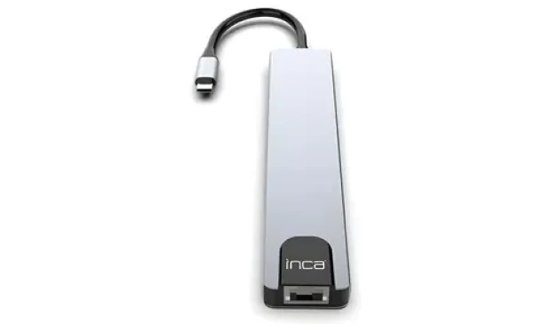 INCA ITPC-7T / Adaptér USB-C / HDMI 4K 30Hz / RJ-45 Gigabit LAN / USB-A (ITPC-7T)