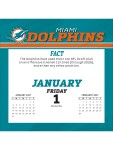 Kalendář Miami Dolphins NFL 2027 Tischkalender