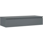 MEXEN/S - Orio koupelnová skříňka pod umyvadlo 120 cm s deskou, 1 šuplík, grafit mat 91A10-12023-1-BFC66