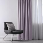 Zatemňovací závěs blackout RESTILO růžovofialový 140 x 245 cm sada 2 ks