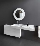 Laufen - Kartell Umyvadlo 120x46 cm, se 3 otvory pro baterii, SaphirKeramik, bílá H8133320001581