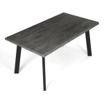 Jídelní stůl 160x90cm, mdf, šedý dub, HT-F4516 GREY