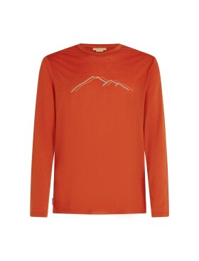 ICEBREAKER Mens 150 Tech Lite LS Tee Rain Ridge, Agate velikost: L