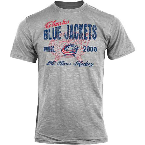 Old Time Hockey Pánské Tričko Wrenched Slub Columbus Blue Jackets Velikost: