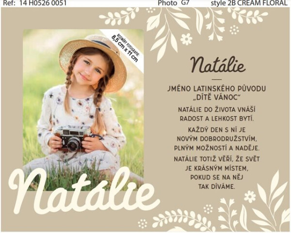 51_Fotorámeček se jménem_Natálie - Albi