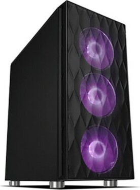 Cooltek Midi CT ER černá / ATX / 1x USB 3.0 2x USB 2.0 / RGB podvsícení / 4x 120 mm (CT ER)