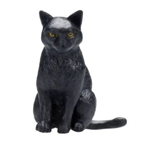 Mojo Kočka černá sedící
