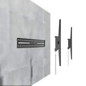 Nástěnný držák TV černý / Držák TV / 43-100" / nosnost 75 kg / VESA do 900x600 (WM-100T-01)