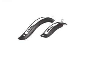 Blatníky CTM KIDO, SDE, černá/bílá, 16'', reflexní