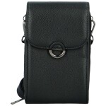 Stylová dámská koženková crossbody kapsa Gabrisa, černá