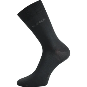 LONKA Ponožky slabé z merino DEWOOL s ionty stříbra TMAVĚ ŠEDÉ (3 páry) 35-38 114265