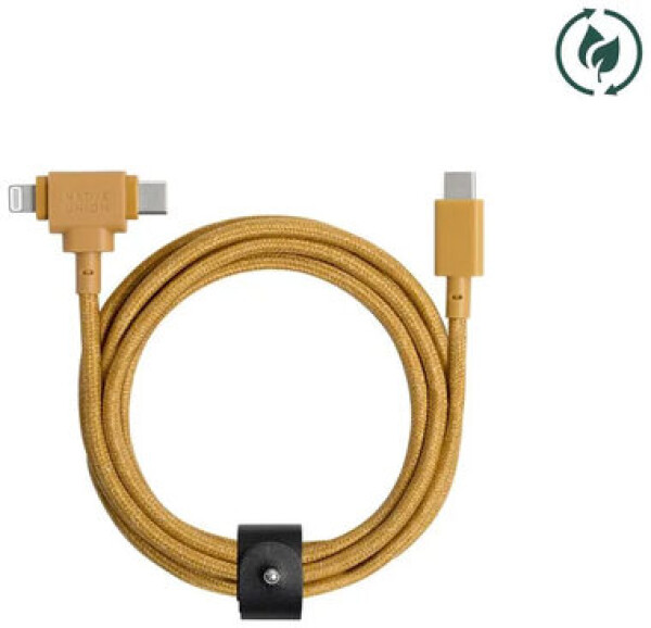 Native Union BELT-CCL-KFT-NP Universal (USB-C – Lighting/USB-C), 1,5m