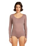 ICEBREAKER Wmns Siren LS Sweetheart, Summit velikost: XS