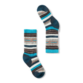 Dětské merino ponožky SMARTWOOL Kids' Hike Full Cushion Margarita Crew S, Capri velikost: 29-32 (M)