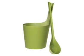 RENTO Saunový kbelík + naběračka, mechová