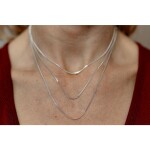 LUNICA Stříbrný řetízek KERB 50cm 0019 0020