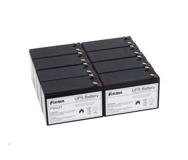 Baterie - FUKAWA FWU-27 sada baterií za RBC27 (12V/9Ah, 8ks) EDF_295621