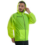 Unisex bunda Rain Basico Fluo RJ001 0019 - Givova 2XL