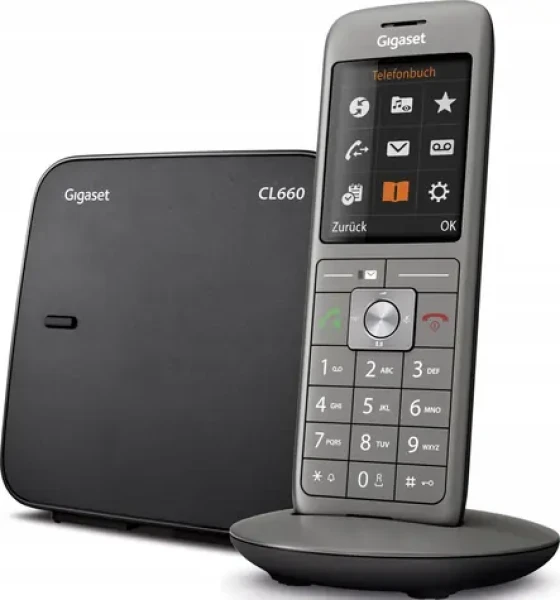 Gigaset CL660 antracitová / Bezdrátový telefon / DECT (S30852-H2804-B101)