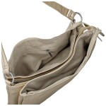 Stylová dámská koženková crossbody kabelka Cindra, zlatá