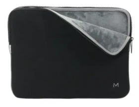 Mobilis Skin Sleeve 12.5-14" černá šedá / Pouzdro na notebook / Paměťová pěna / Odolné proti poškrábání a nárazu (049016)