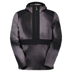 SCOTT Pullover Original Fleece, Evening Greyprint/Black (vzorek) velikost: M