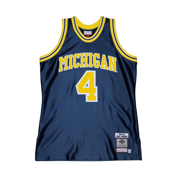 Mitchell & Ness Pánský dres Michigan Wolverines NCAA Chris Webber #4 1991-92 Authentic Velikost: M