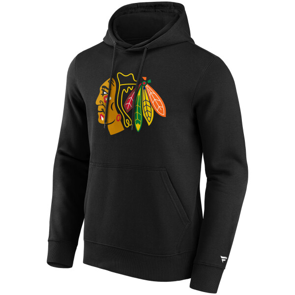 Fanatics Pánská mikina Chicago Blackhawks Primary Logo Graphic Hoodie Velikost: