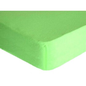 DekorTextil Dětské napínací prostěradlo FROTÉ Premium světle zelené ROZMĚR: (š/d/v) 60 x 120 x 20 cm