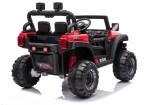 Mamido Dětské elektrické autíčko Jeep Target červené
