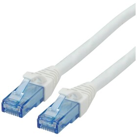 Roline 21.15.2766 RJ45 síťové kabely, propojovací kabely CAT 6A U/UTP 7.50 m bílá nestíněný, bez halogenů, samozhášecí 1 ks