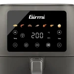 Girmi FG92 šedá / Horkovzdušná fritéza / 8 l / 1700 W / dotykový displej / 7 programů (FG92)