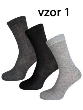 EVONA a.s. Klasické ponožky 5093 3 vzor 1 - PON 5093 3 E-VZOR 1 43-46