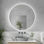 Erga Sofia, kulaté LED zrcadlo 100cm, 2415 lm, 3 barvy světla, ERG-V01-207-1010