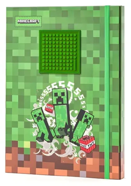 PIXIE CREW MINECRAFT Kartonové desky A4 / Kartonové desky / s gumičkou / 32 x 23 cm / 6+