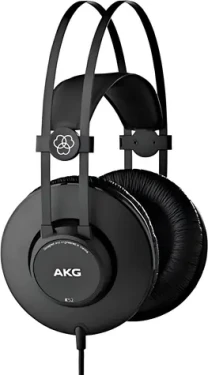 AKG K52 černá / Sluchátka / uzavřená / 18 Hz-20 kHz / 2,5m kabel / redukce 6,3mm (AKZ-52 ZAMKNIETE SLUCHAWKI)
