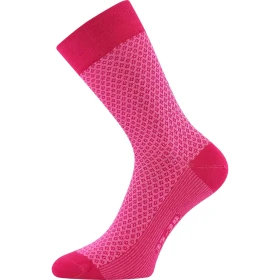 LONKA Ponožky dámské žakárové ŽANETA s bavlnou MAGENTA (3 páry) 39-42 125893