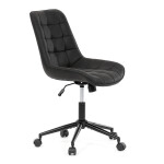 Pracovní židle, výškově nastavitelná, černá látka, KA-V3120 BK3