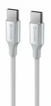 SWISSTEN TEXTILE II datový kabel USB-C - USB-C 1.5m bílá (71528204)