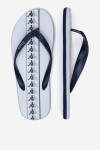 Pantofle Kappa 371G1LW White - Blue Marine - Grey Lt Lead Syntetický materiál