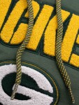 New Era Pánská mikina Green Bay Packers NFL Felt Logo Throwback Hoodie Velikost: L